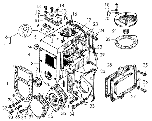 Корпус регулятора дизеля Т-170