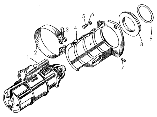 Установка стартера Т-170