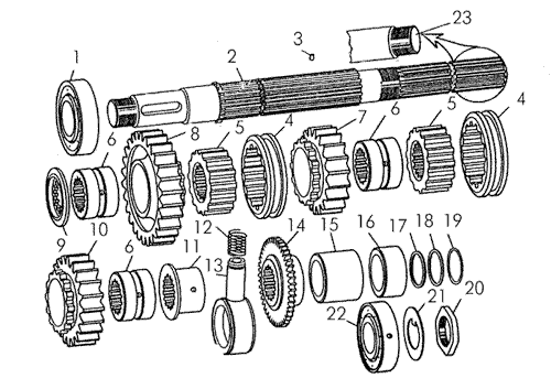 Вал верхний Б-170