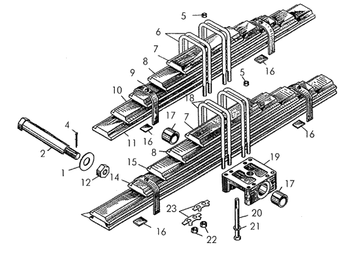 Установка рессоры Т-170